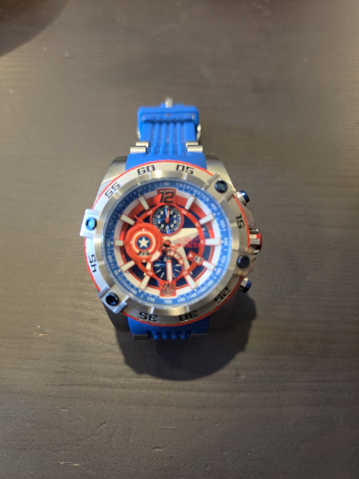 Limited Edition Invicta Marvel Captain America Men’s Chronograph Quartz.