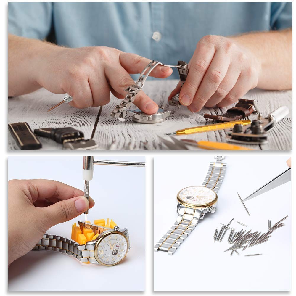 Professional Watch Repair Kit – Battery Replacement, Link Remover & Spring Bar T