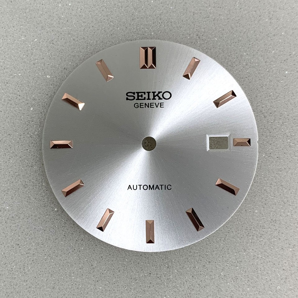 33mm Sunburst Pattern Watch Dial No Lume for Nh35 Nh36 Movement Accessories