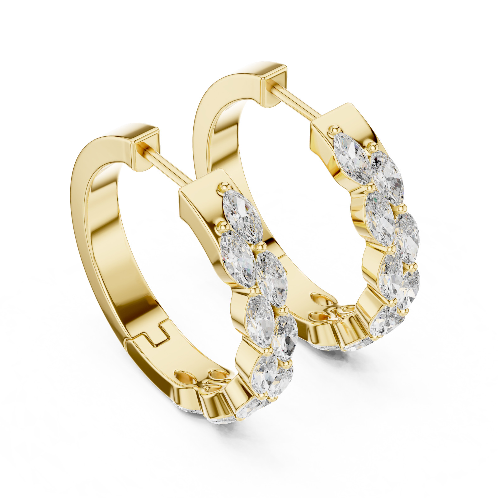 30+ Earrings Gold CAD Files Bundle | 3DM STL Jewelry Designs Pack ER-2