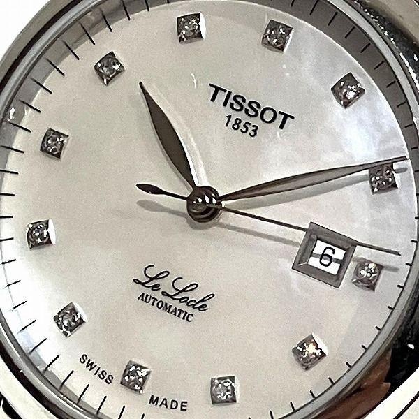 Tissot Le Locle Ladies Automatic Watch SS White Dial 285mm Used
