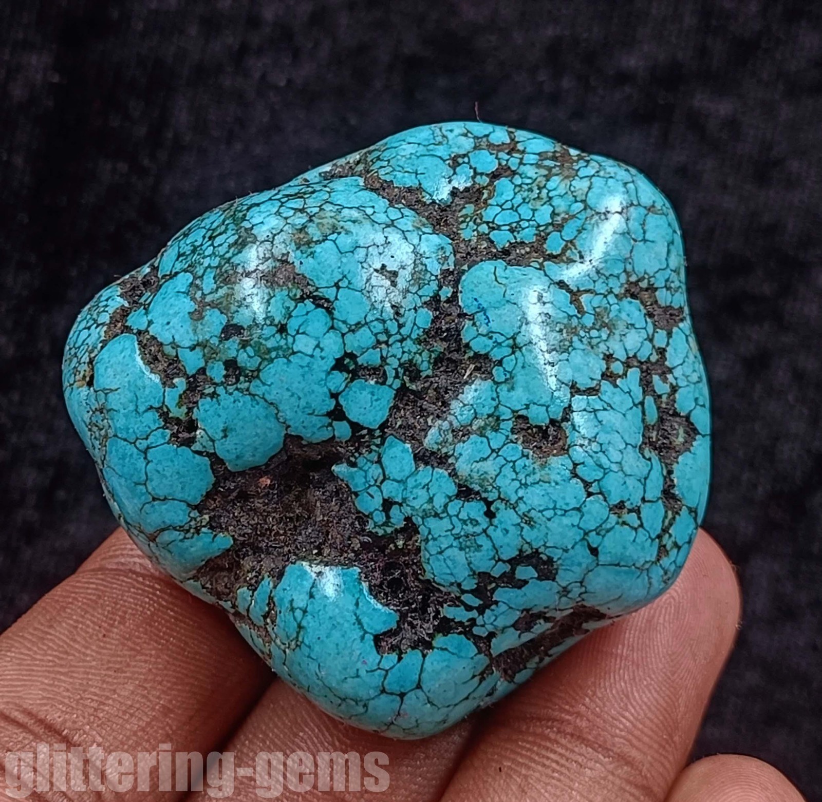 IGL Certified Natural 389.00 Ct Blue Turquoise Tumble Rough Loose Gemstone 5DND