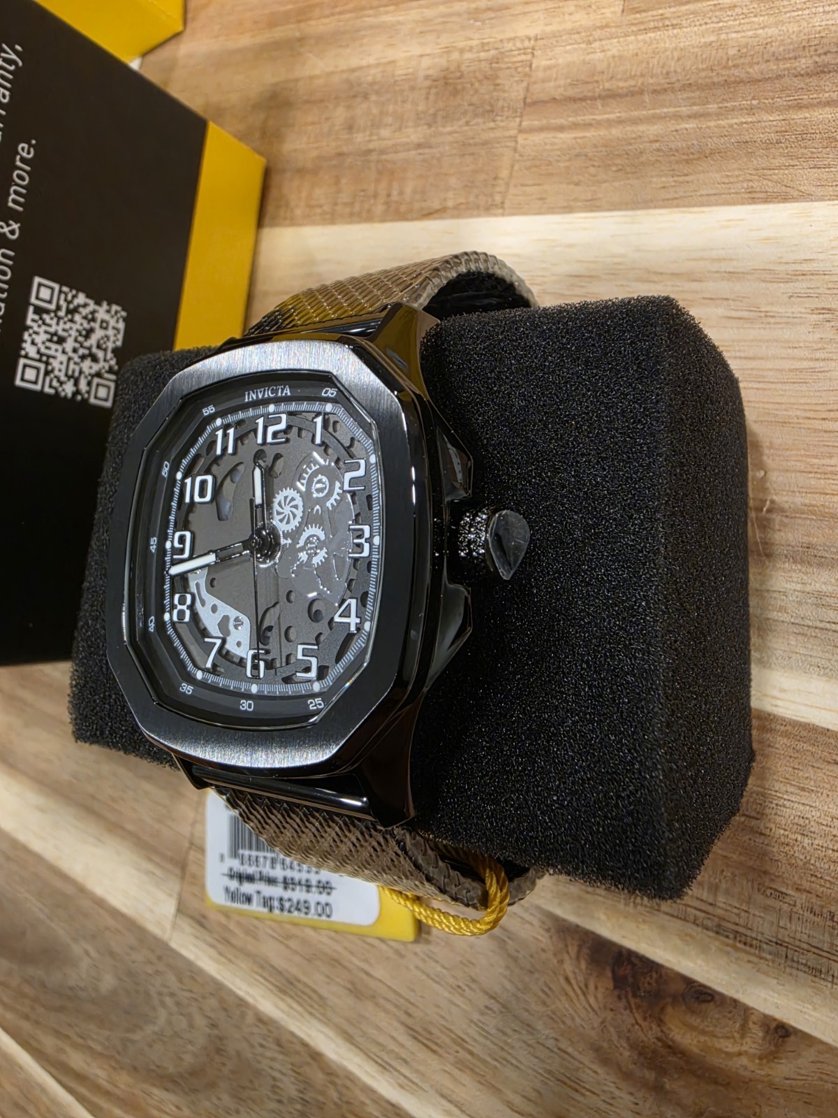 Invicta S1 Rally Diablo Men’s Watch – 45.5mm 48443 Black With Black Dial New