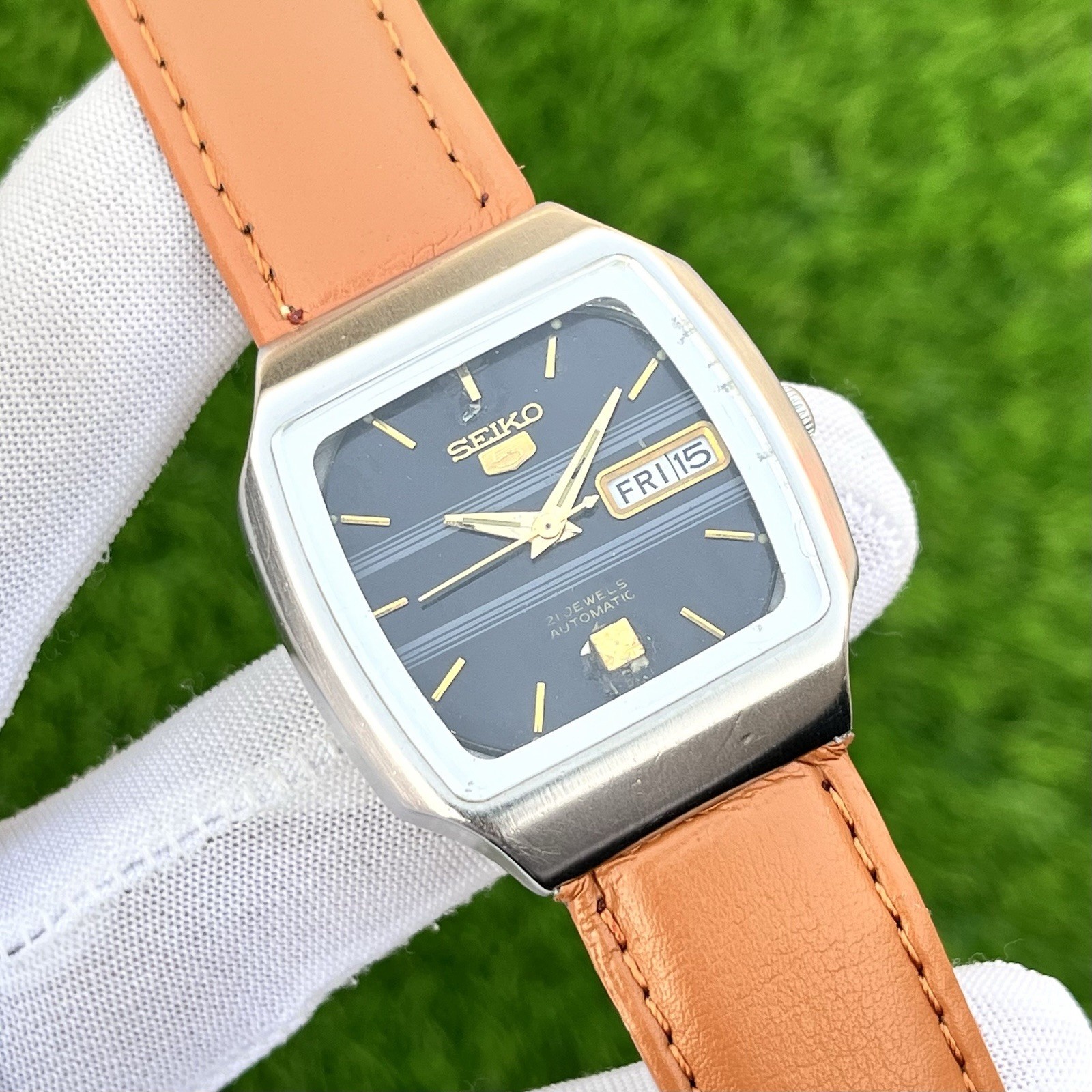 Vintage Seiko 5 Dress Formal Automatic Japan Made Men’s Watch Cal 6309