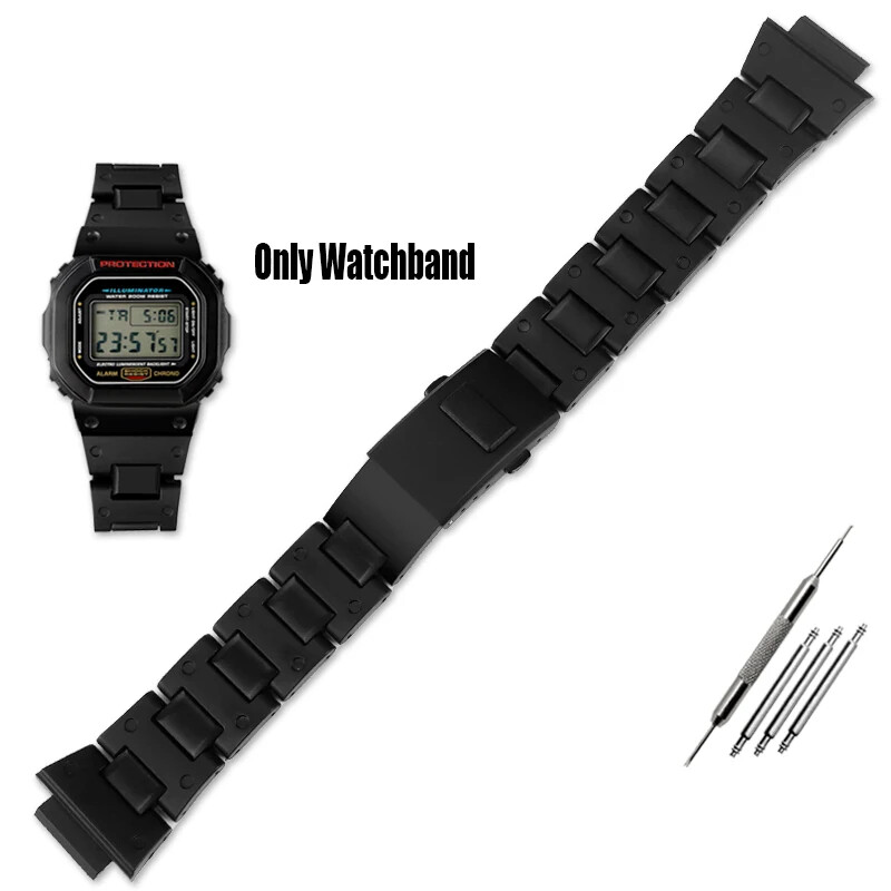 Men’s Watch strap For Casio G-SHOCK DW5600 GW-M5610 Composite plastic steel