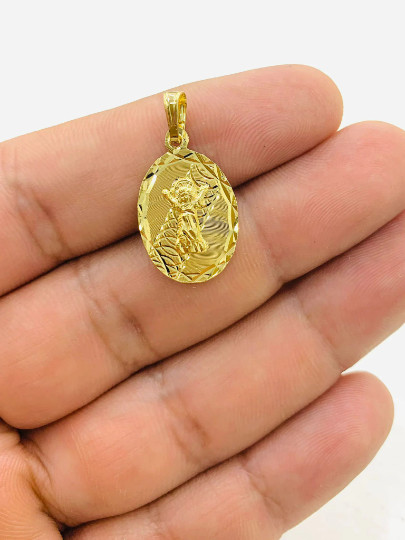 New Cadena y Medalla del Divino Nino 18″ para Hombre y Mujer en Oro Laminado 14K