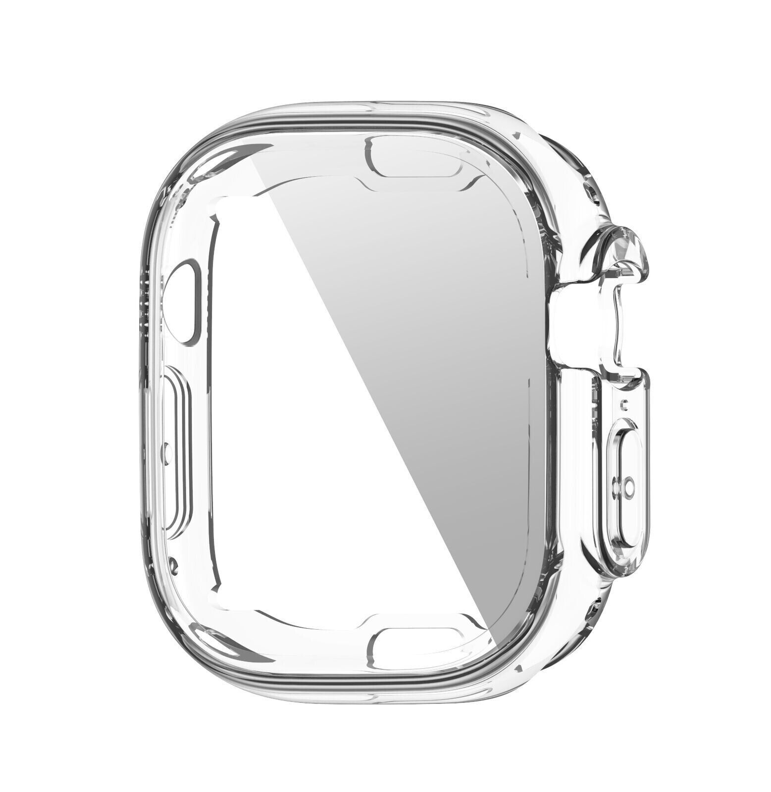 1-2PACK For Apple Watch Ultra 49mm Soft TPU Case Cover 360 Full Screen Protector