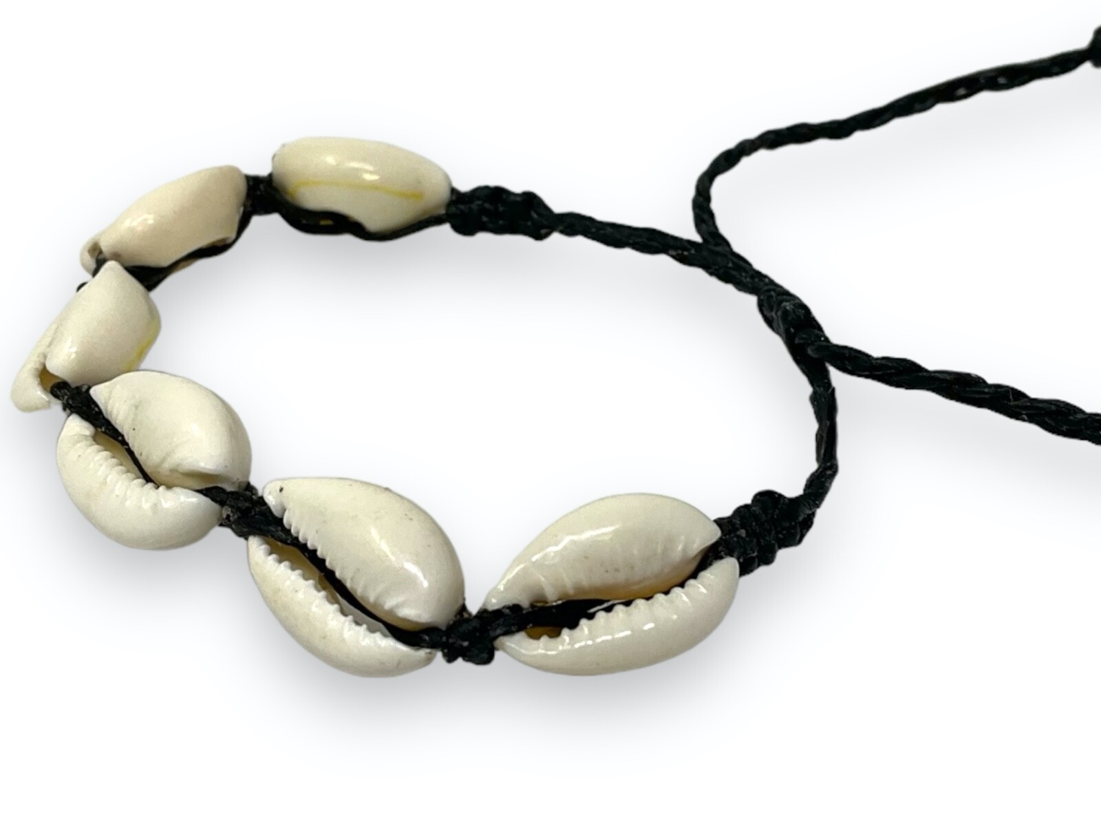 Adjustable Cowrie Shell Bracelet/Anklet – Versatile Handmade Seashell Jewelry