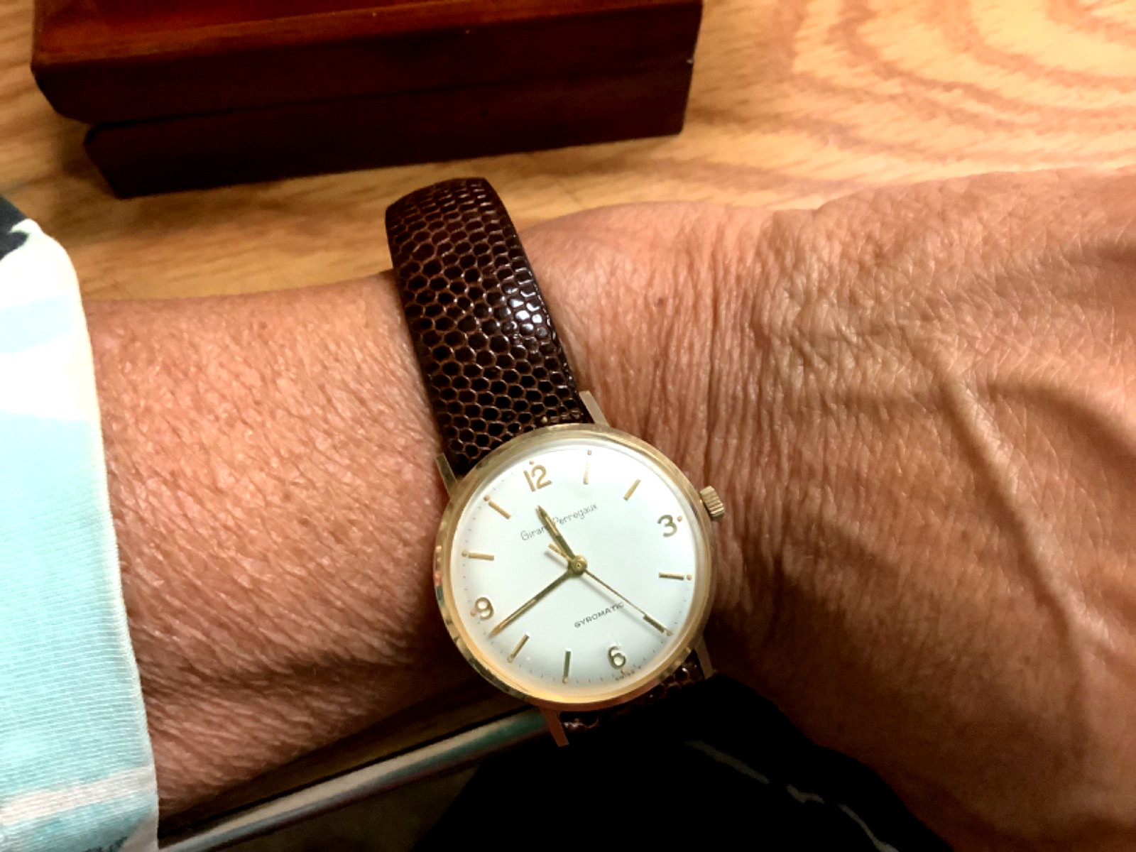 Girard-Perregaux Gyromatic Men’s Watch Automatic 10k Gold Filled Case Runs!
