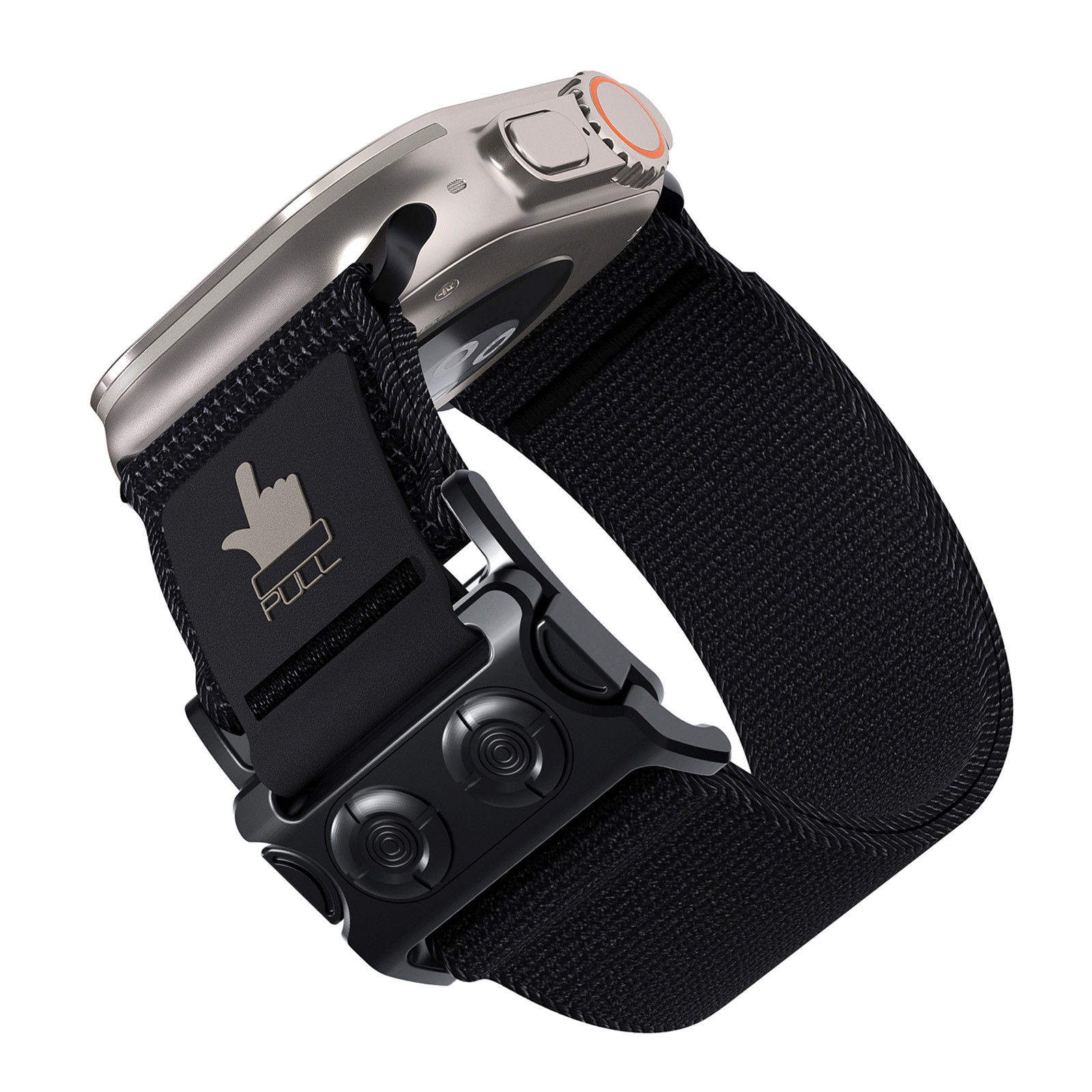 For iWatch Series 11/10/9/5/1/ Ultra Adjustable Magnetic Waterproof Nylon Band