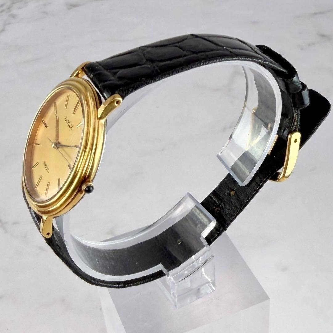 SEIKO Dolce Dress Watch Gold Vintage From Japan