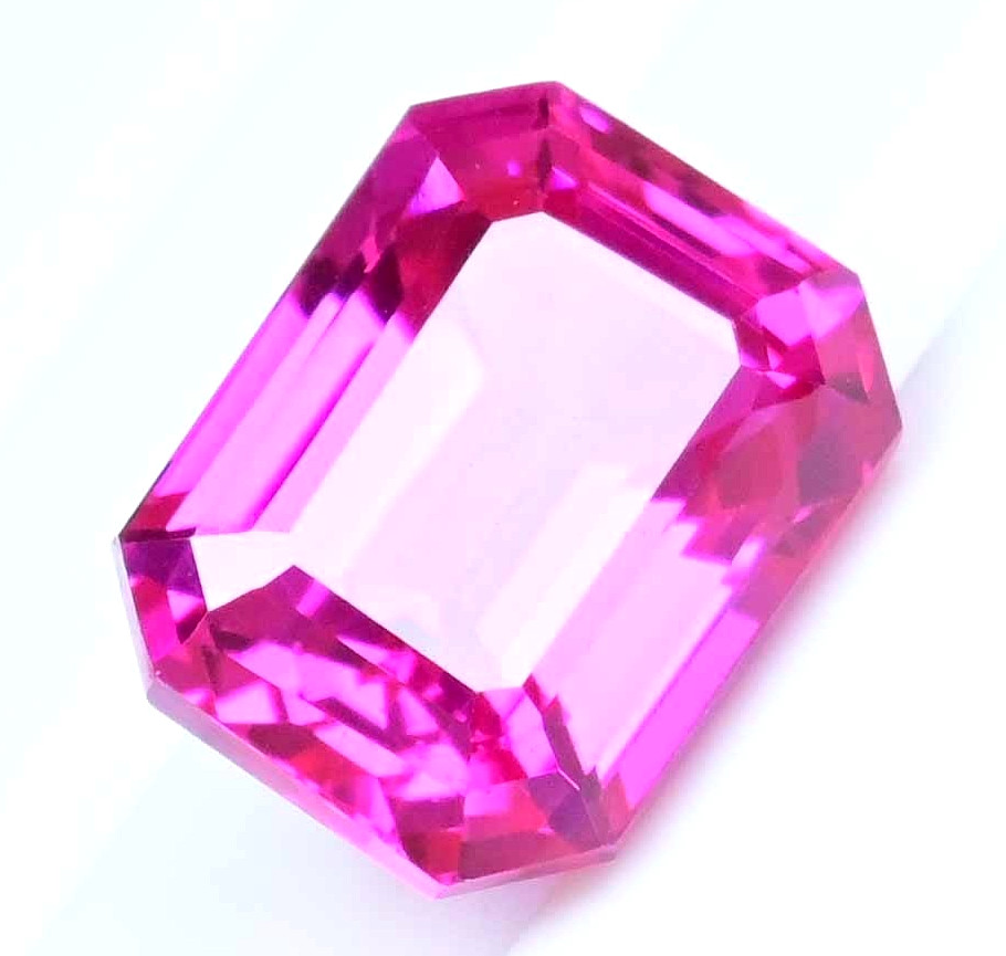 11.30 Ct Natural Mogok Pink Ruby Certified Stunning Emerald Rare Loose Gemstone