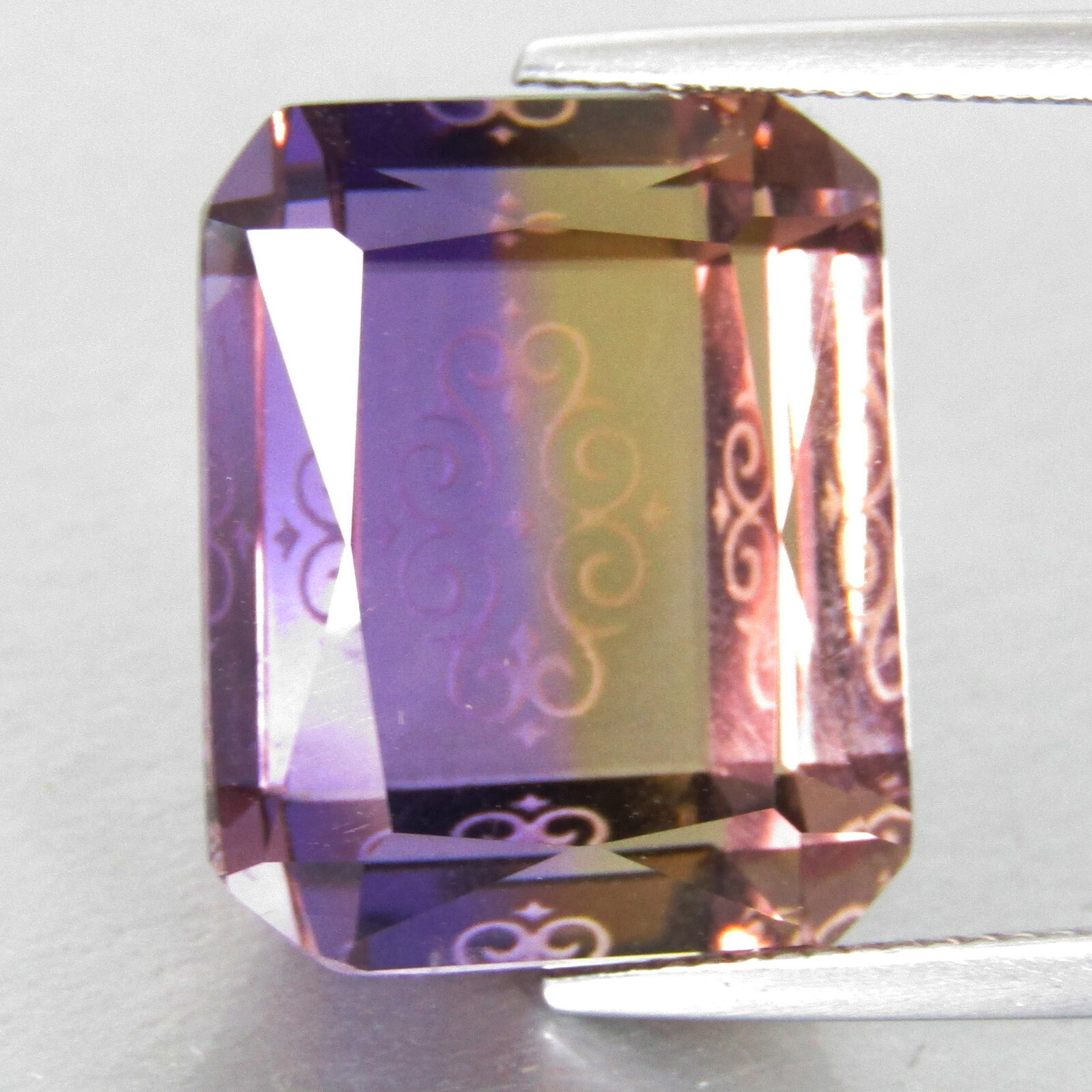 20.50Cts Outrageous Natural Bolivian Ametrine Collection Gemstone Emerald Cut