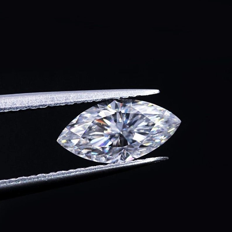 2.50 CT Natural White Diamond Marquise Cut VVS1 D Grade IDGL Certified AS2