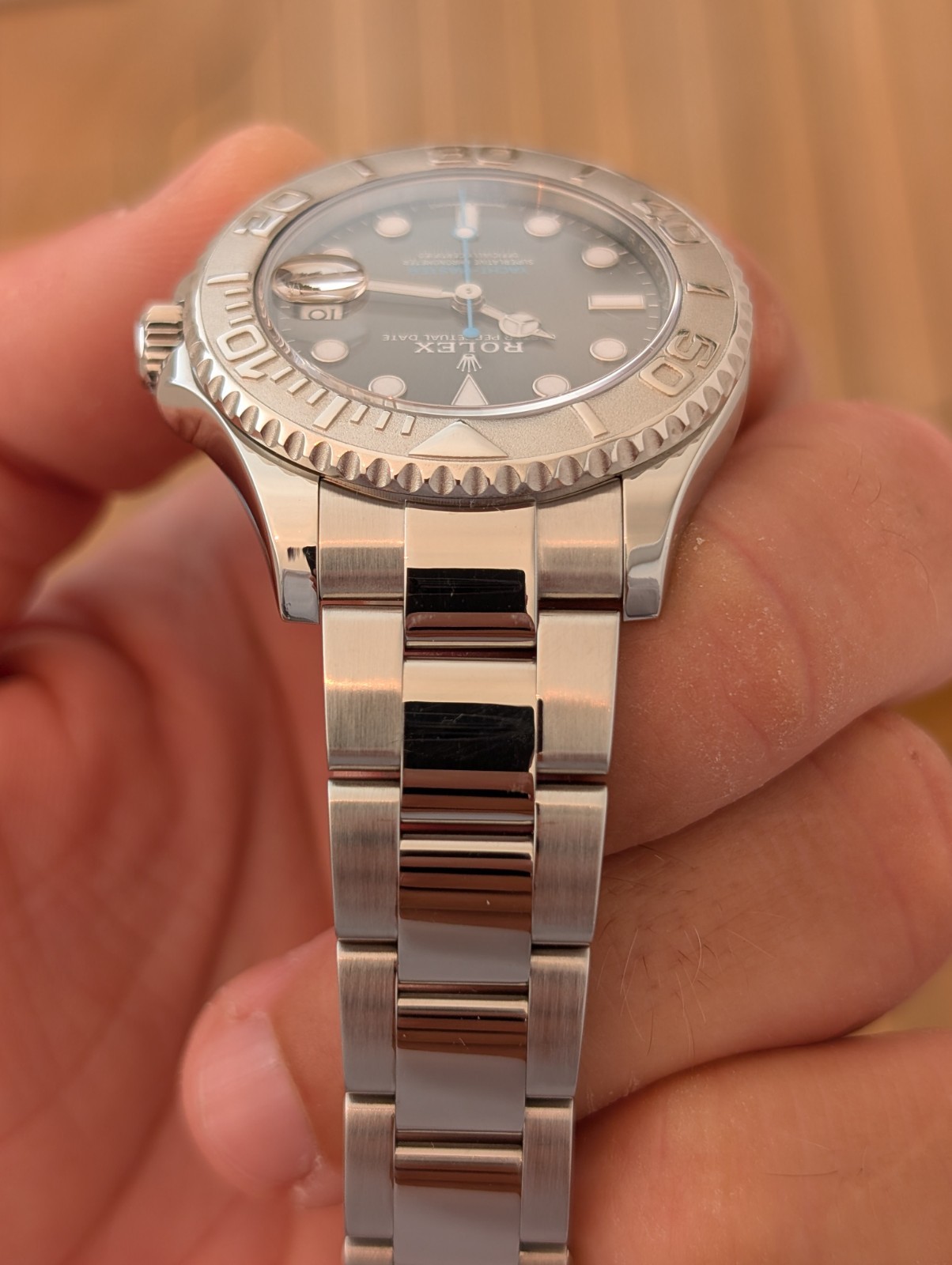 2020 Rolex Yacht-Master 37mm 268622 Rhodium Dial with Platinum Bezel