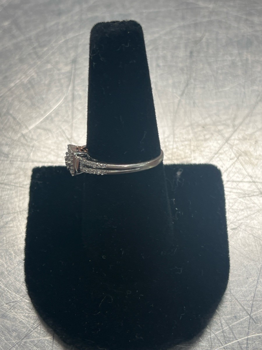 Used Engagement Ring 47 Diamond .54crt 10K White Gold 3.29g Sz 6.75 (QUC024546)