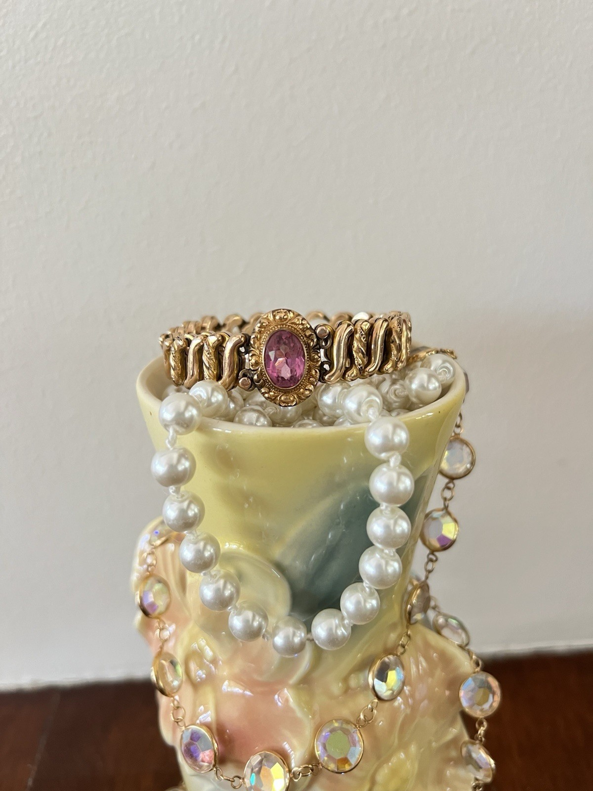 Pink Gem Sweetheart Bracelet