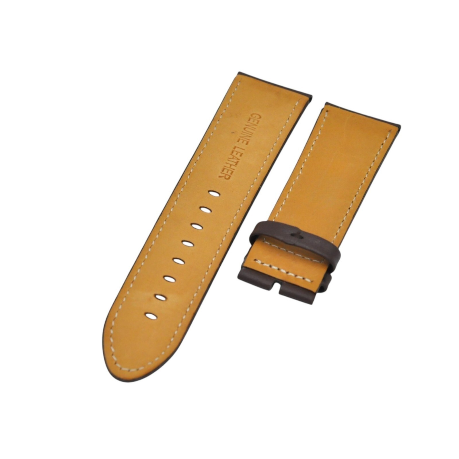 S1 Rally 27934 26mm Dark Brown Leather Watch Strap For Invicta