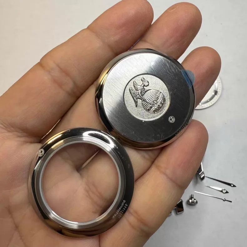 For DIY39.5mm Watch Steel Case kit For 2627 2202 Movement