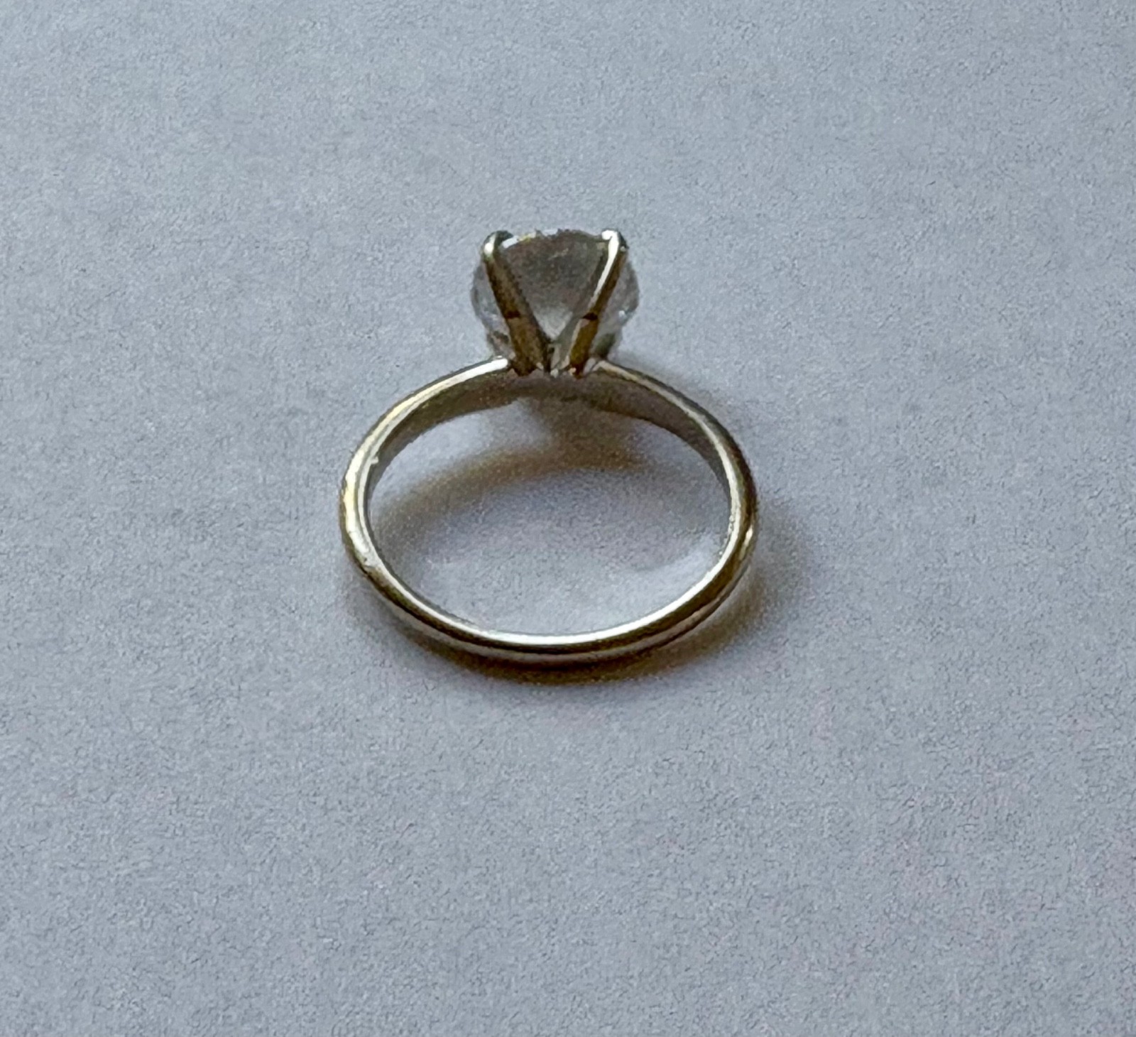 2.00 CT Natural Round Brilliant Diamond Engagement Ring 14K White Gold I/SI1