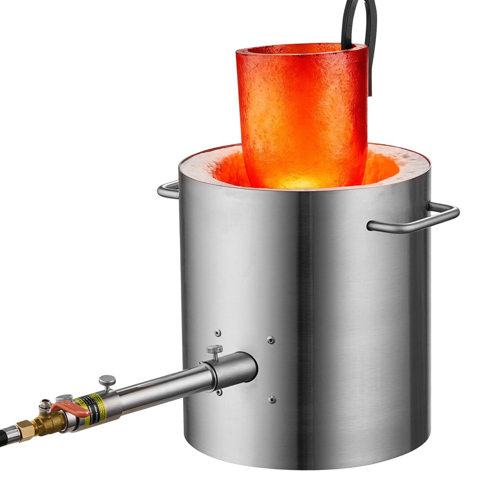 Propane Melting Furnace Kit 8KG/18lbs with Crucible Tongs Metal Smelting