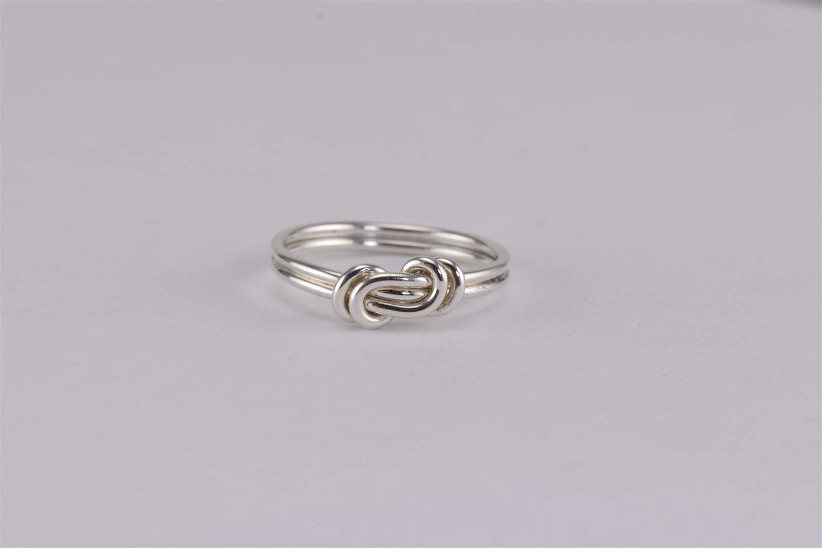 Sterling Silver Double Wrapped Down Around & Over Band Ring 925 Sz: 8