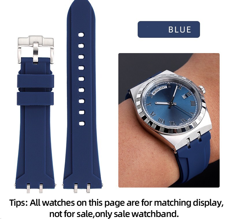 For Tudor Royal 41mm Deal M28600 M28603 Modified Silicone Watcthband 24mm Strap