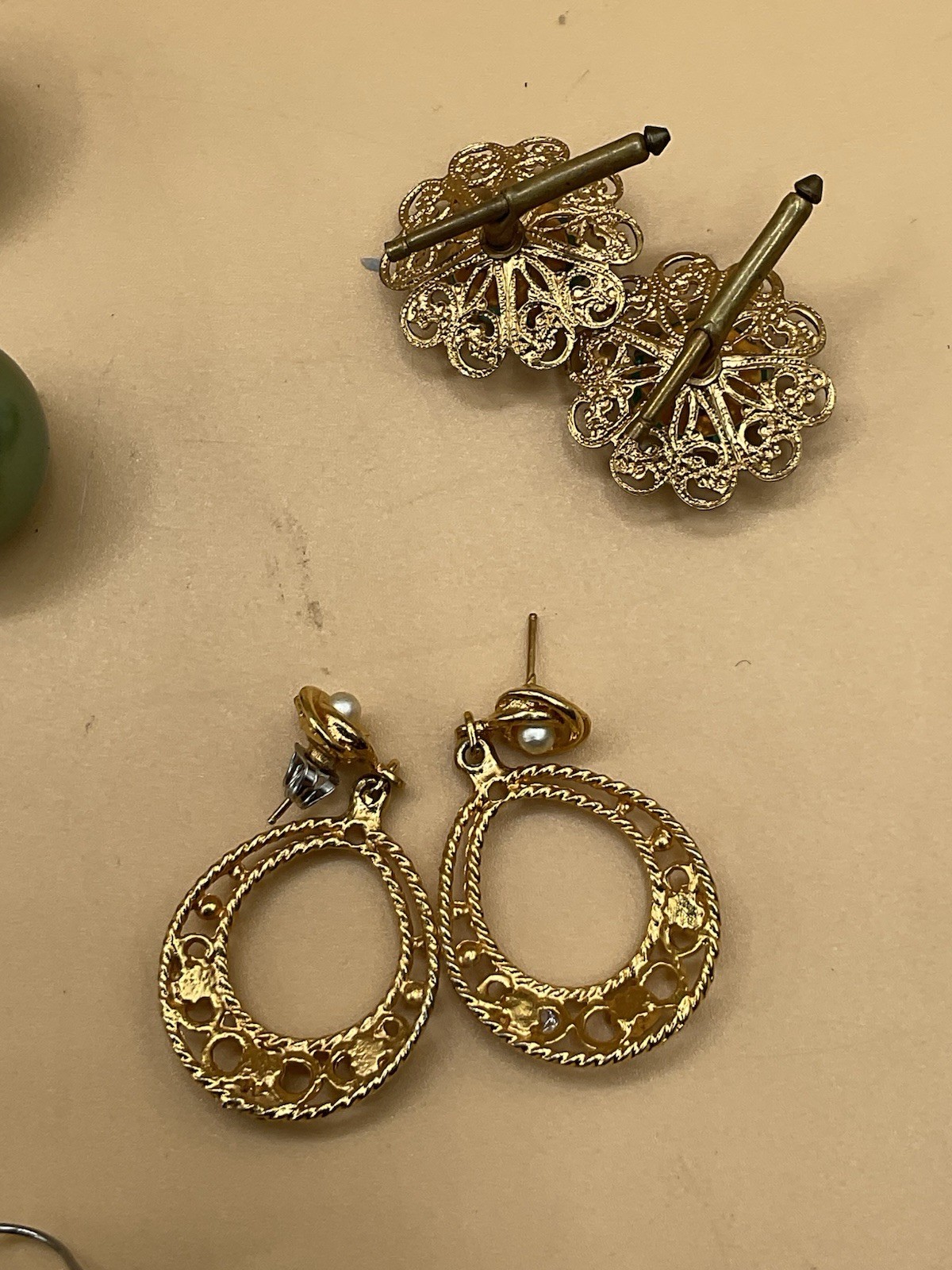 lot of 16 earring sets and 2 rings