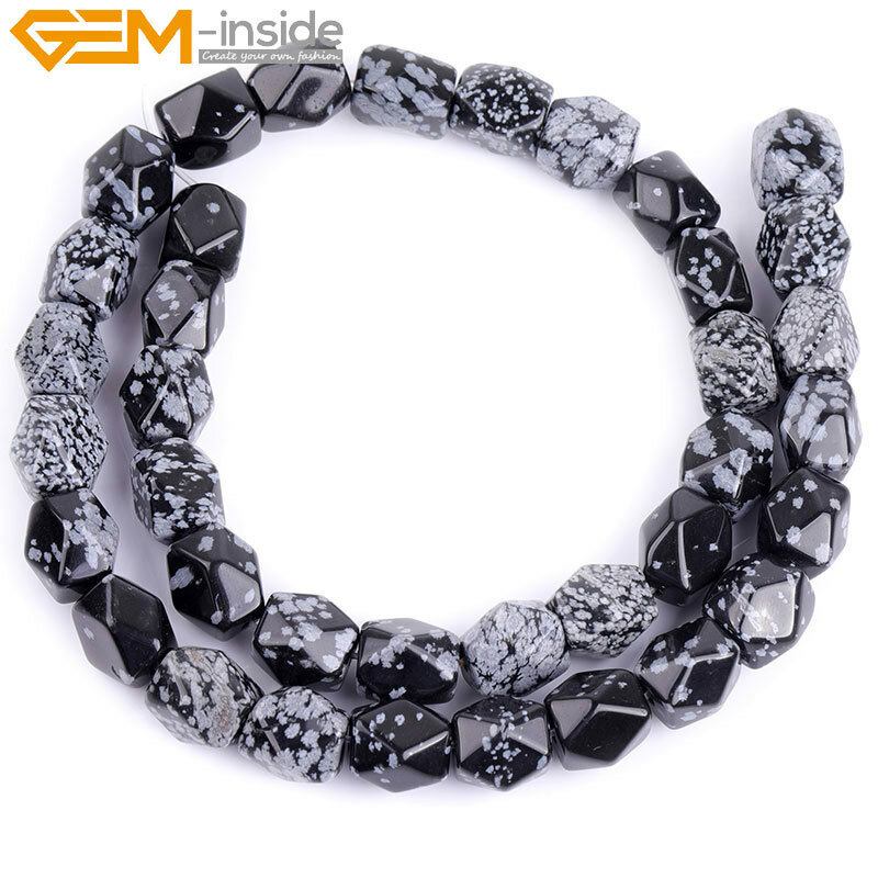 8-9×11-12mm Natural Gemstone Faceted Beads of Cambay Beads Jewelry Making 15″