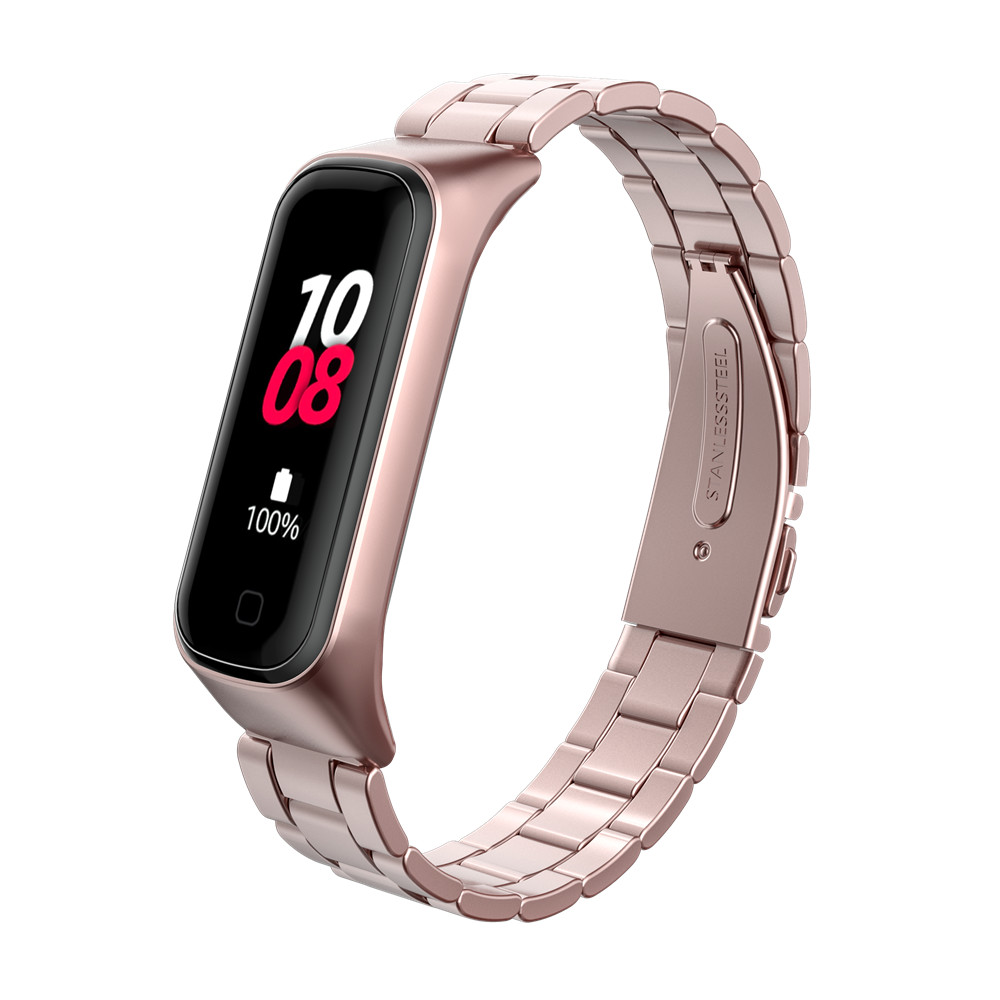 Metal Stainless Steel Band Buckle Wrist Strap for Samsung Galaxy Fit 2 Bracelet