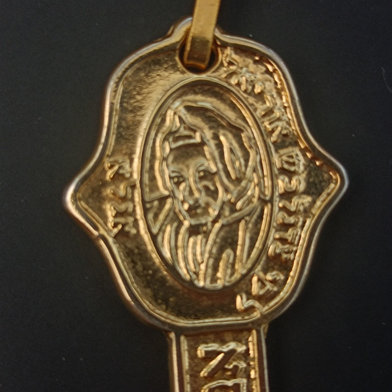Jewish Kabbalah Key Pendant Hamsa Protection Health Amulet Hebrew Large Gift