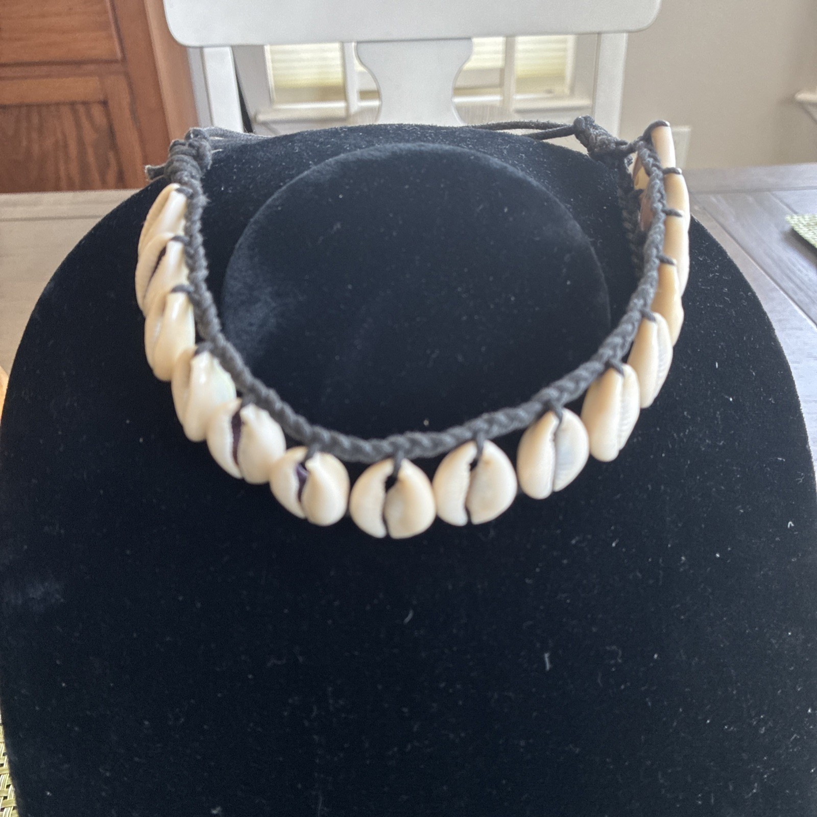 Handmade Cowrie Shell Choker Necklace