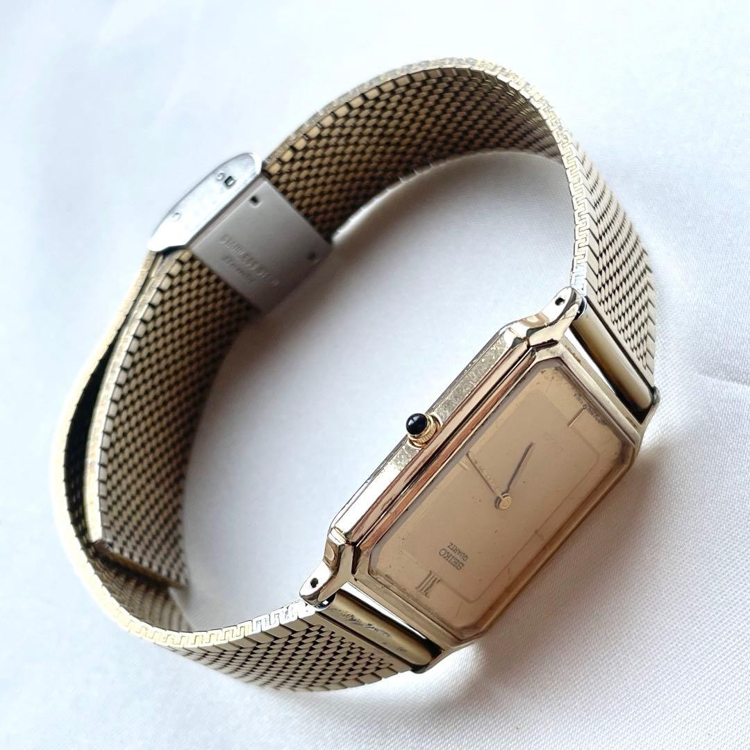Seiko Dolce Rectangular Quartz Watch 9520 wrist 17cm/6.7in NB/NA