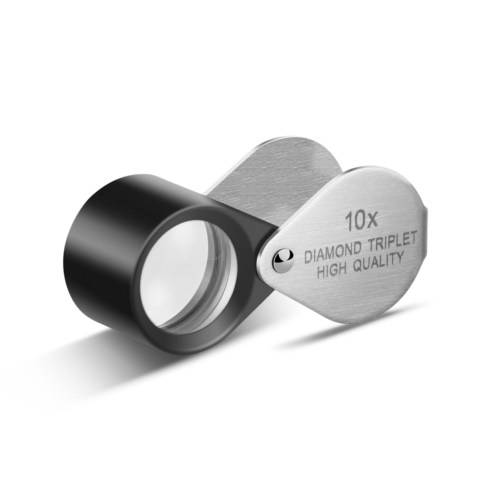 GemTrue Triplet Diamond Loupe 10x – Distortion-Free Jewelry Magnifier DK32001