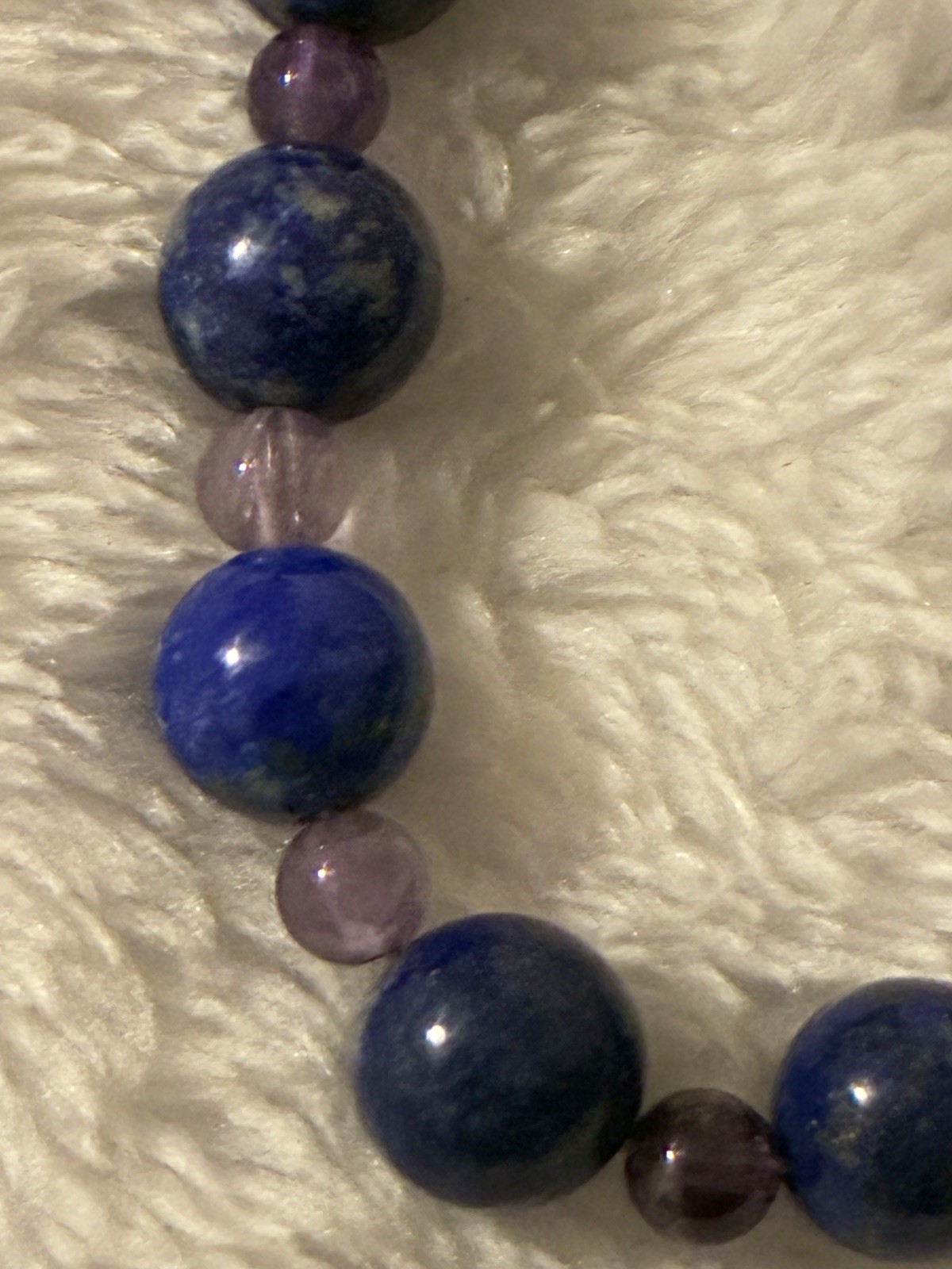 Jay King DTR Lapis Lazuli Beaded Necklace Sterling Silver 925 Mine Finds 35.5”