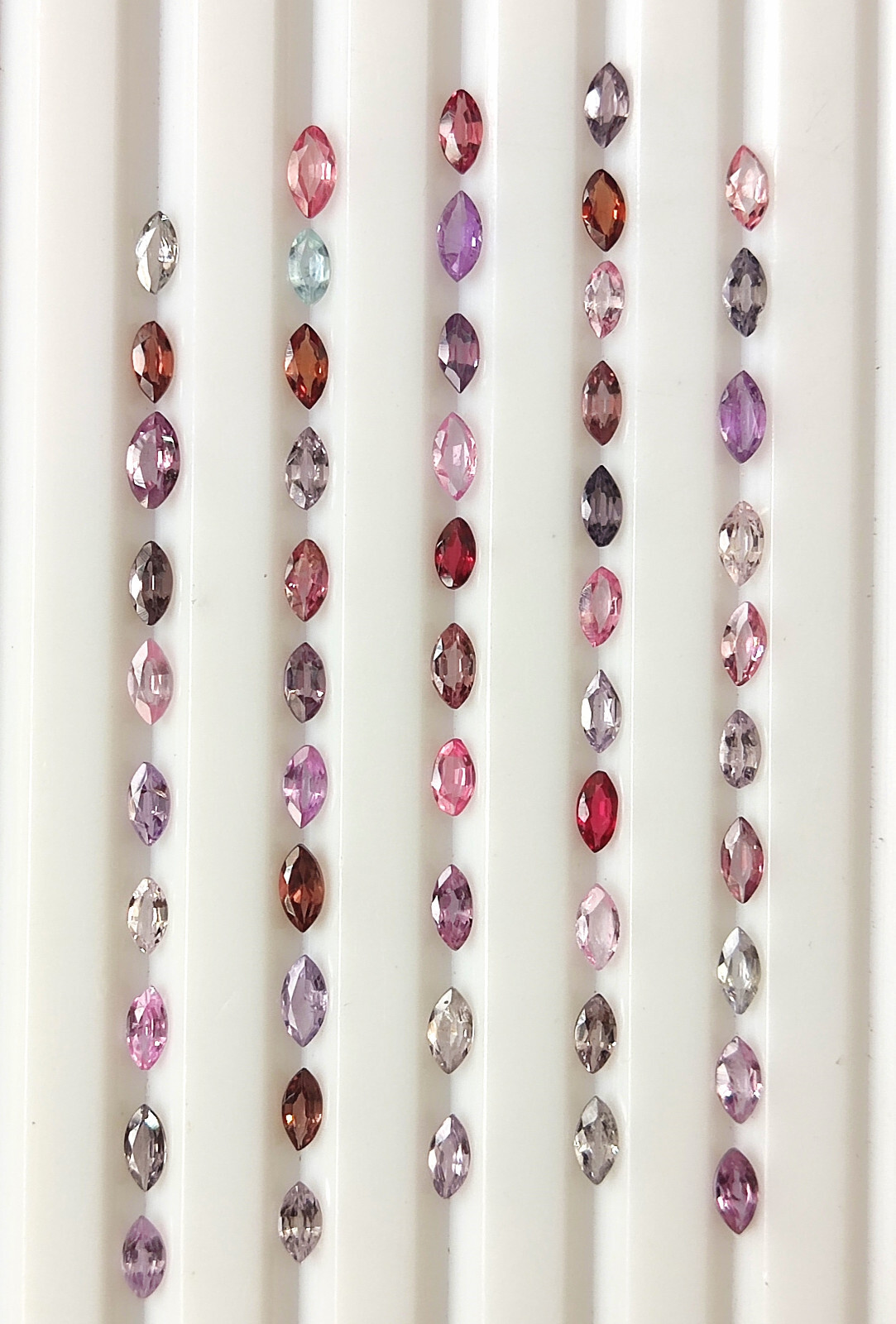 Natural Spinel 4X2 mm Marquise Multi Color Untreated Faceted Gemstone 50 Pieces