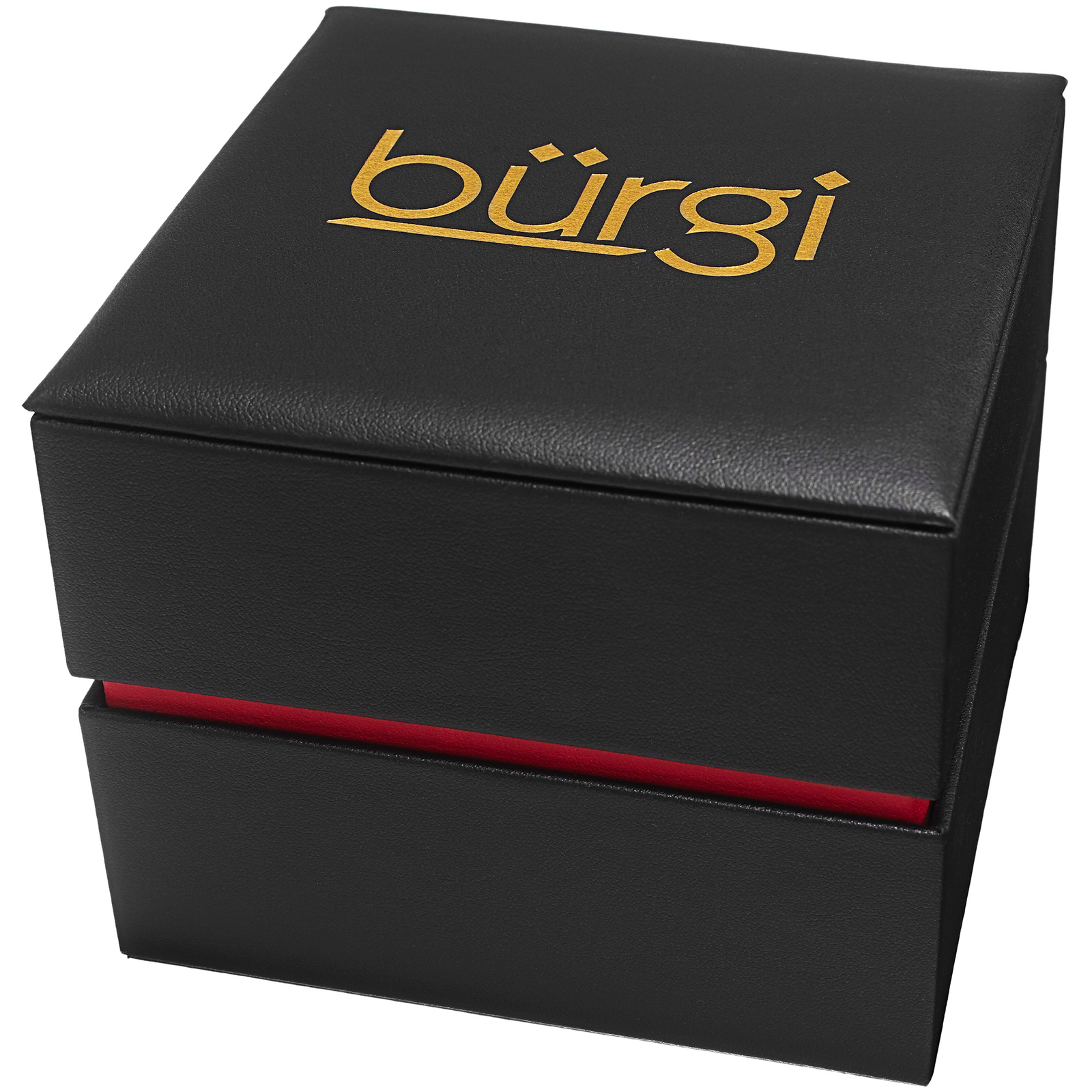 Women’s Burgi BUR209YG Swarovski Crystal Diamond Sparkle Blush Leather Watch