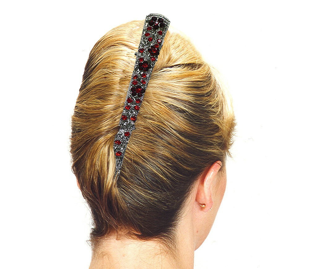Set of 8 JCGY Metal Crystal Alligator Duckbills Beakclips 8 Colors NM86110-2-8