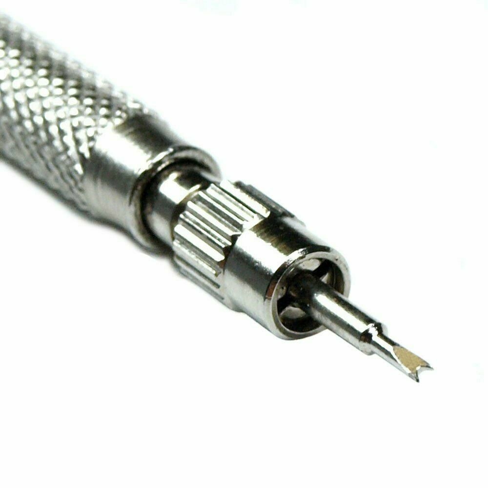 Watch Repair Spring Bar Tool Steel Link Remover Pin Pusher with Spare Tips