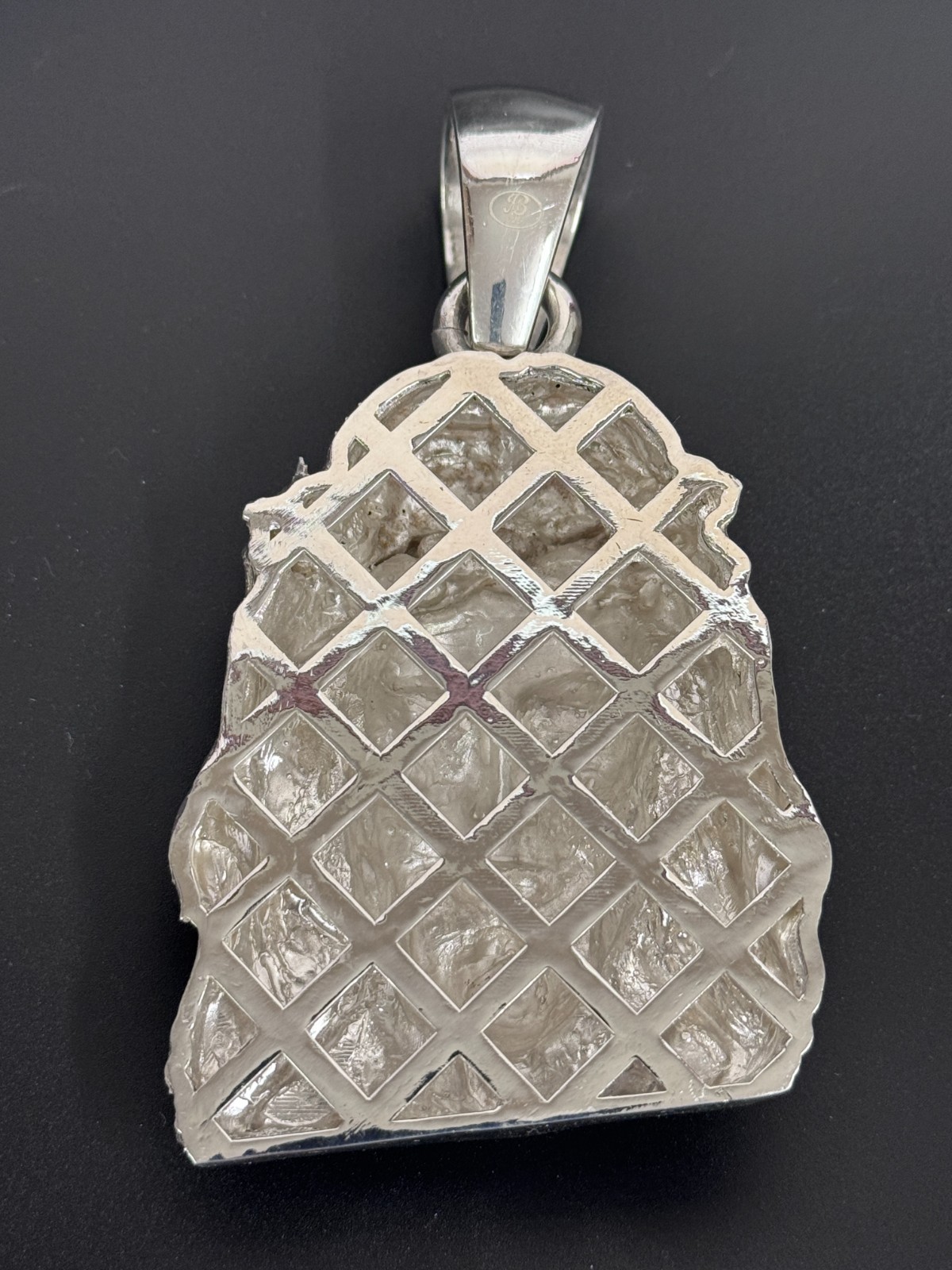 Jesus Head Pendent 4.25″ Extra Large Solid Sterling Silver 925 Heavy! 145 grams