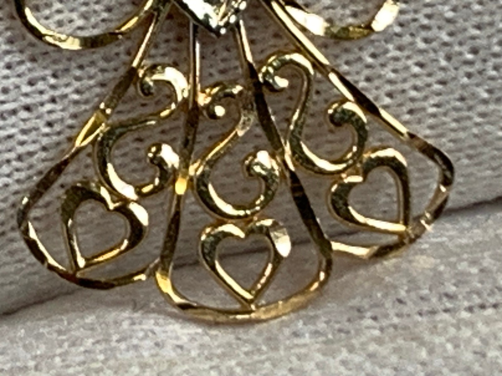 14K Yellow & White Gold Angel Charm .61g Fine Jewelry Michael Anthony Pendant