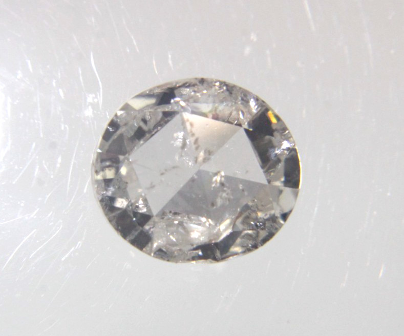 1.21Cts G-H Color Si-I White Round Rose Cut Diamond Natural 7.30-6.85×2.60 mm
