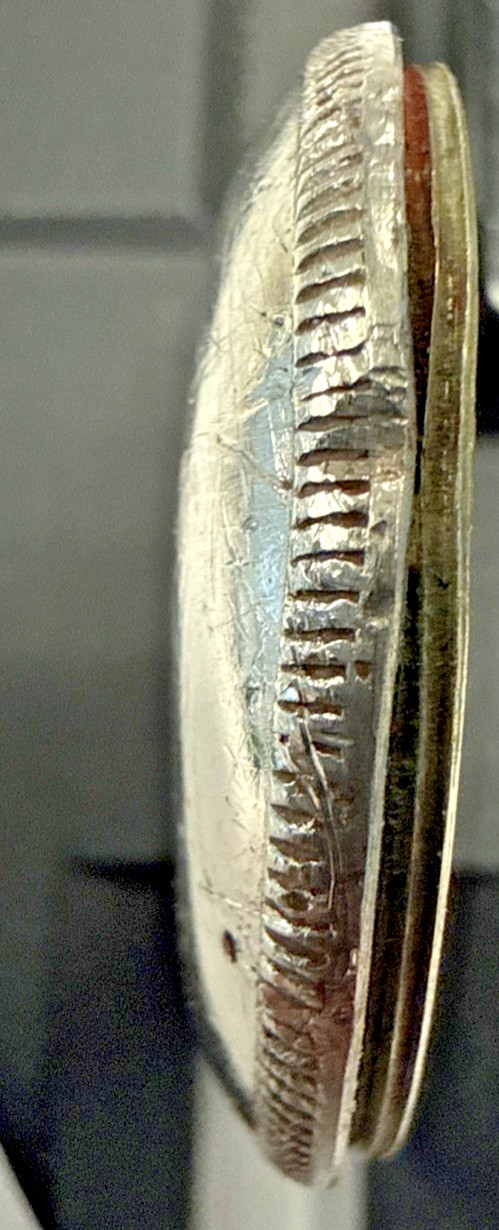 Rolex 3372 Vintage 1940s Bubbleback Steel Watch Case Back For Repair e12207
