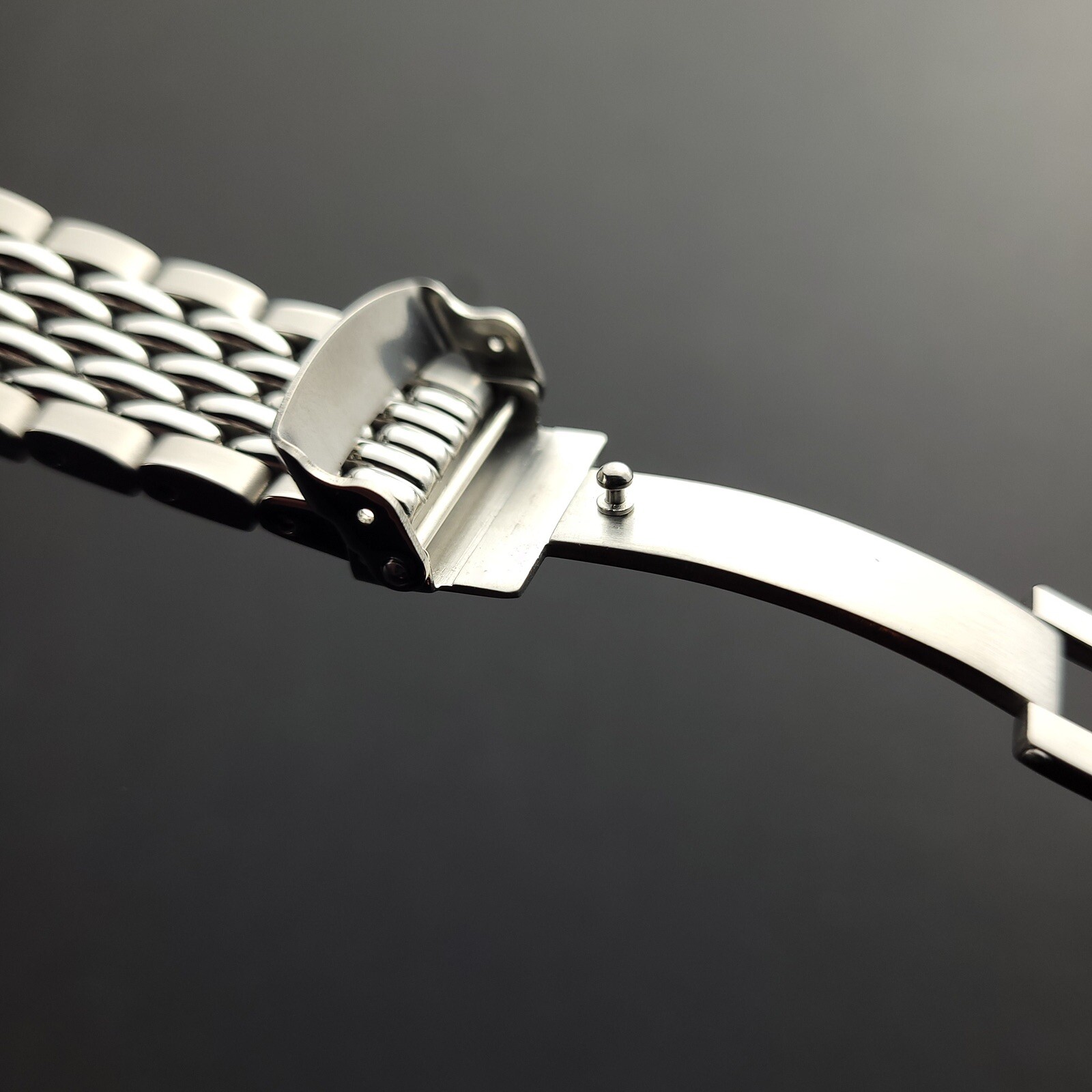 Iconic Beads of Rice Watch Bracelet | Machined Steel Band in 18mm 20mm 22mm