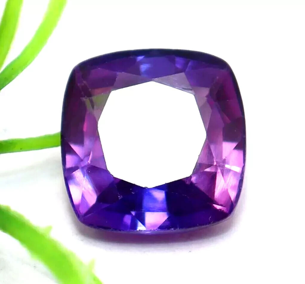 Natural 4.50 Ct Purple Tanzanite Cushion Certified Loose Gemstone With Free Gift