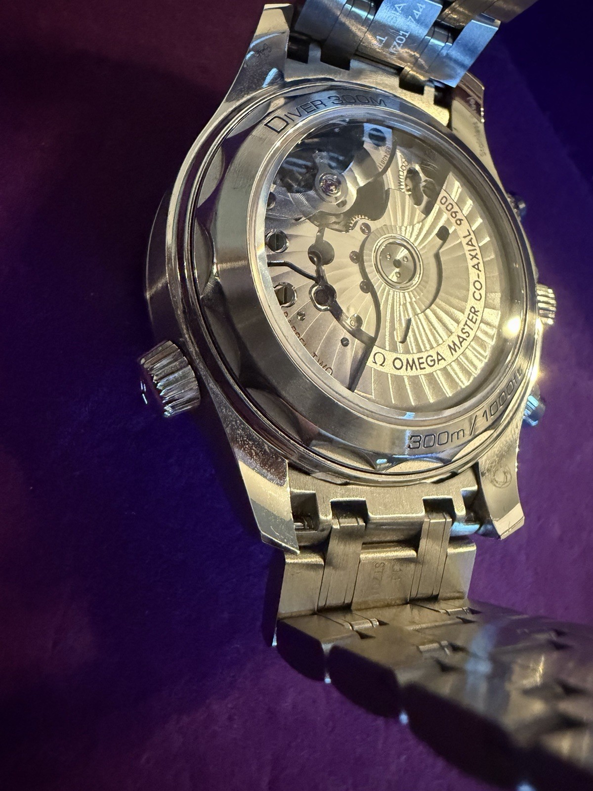 OMEGA Seamaster Chronograph 210.30.44.51.06.001 FullSet + Omega rubber strap
