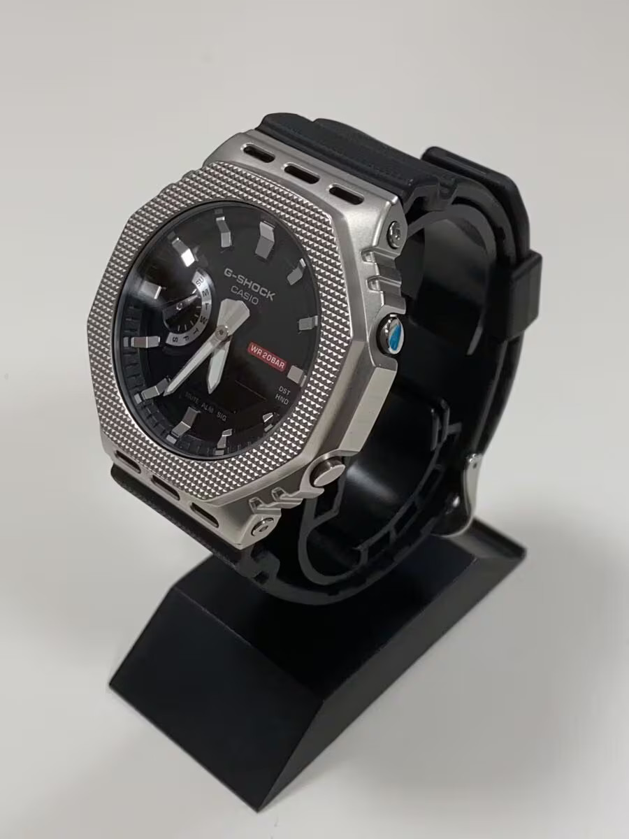 CASIO Quartz Watch G SHOCK Digital Analog Rubber BLK BLK NULL