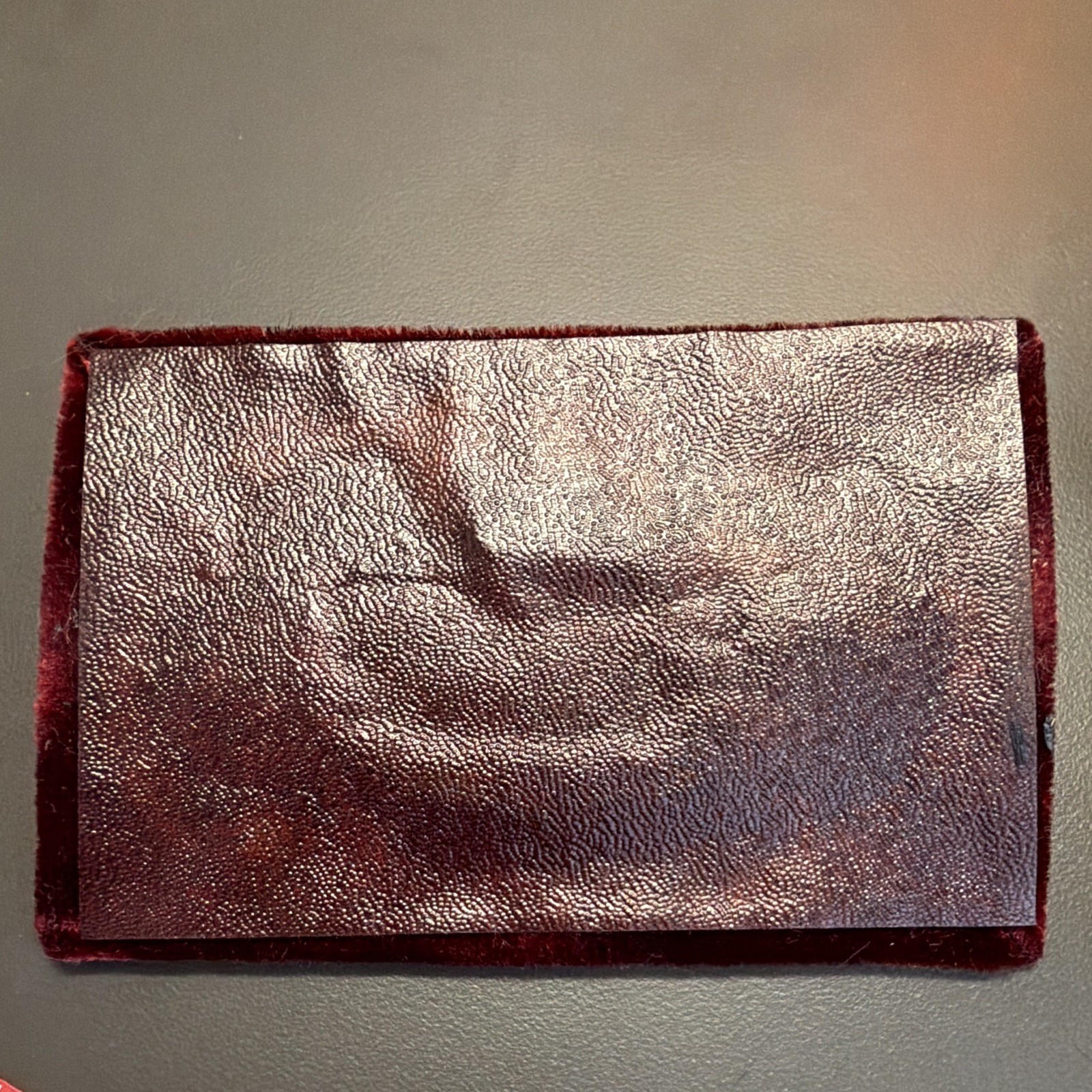 Vintage Longines Watch Box Red Velvet Metal Coffin Case Worlds Most Honored Empt