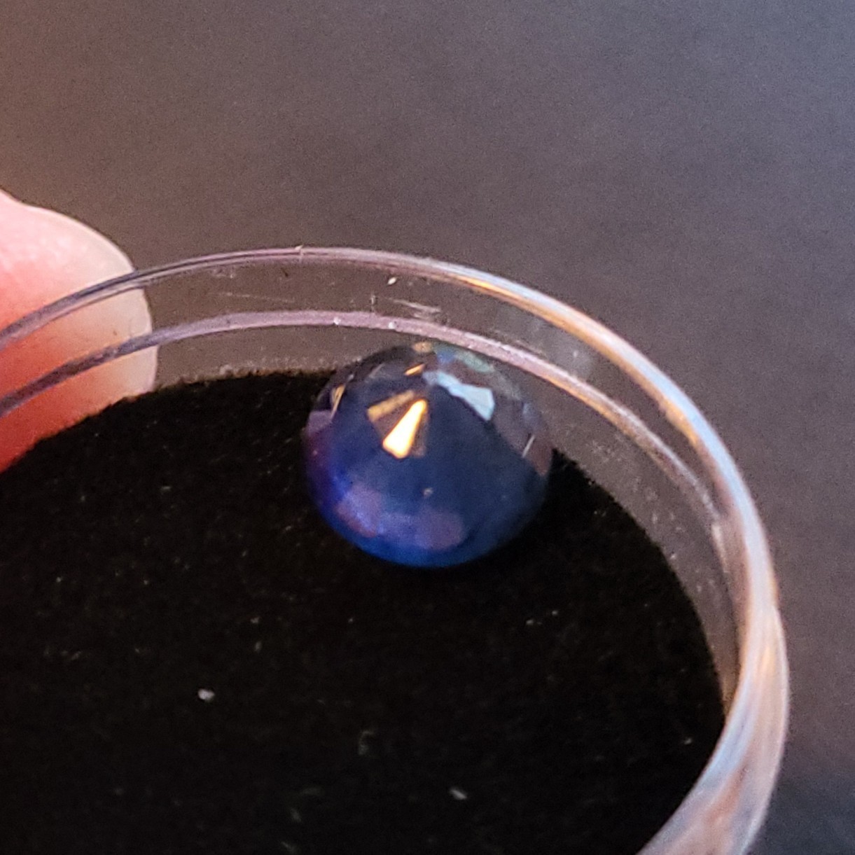 Vibrant Blue Sri Lanka Ceylon Sapphire Natural Certified Diffused 3.05cts
