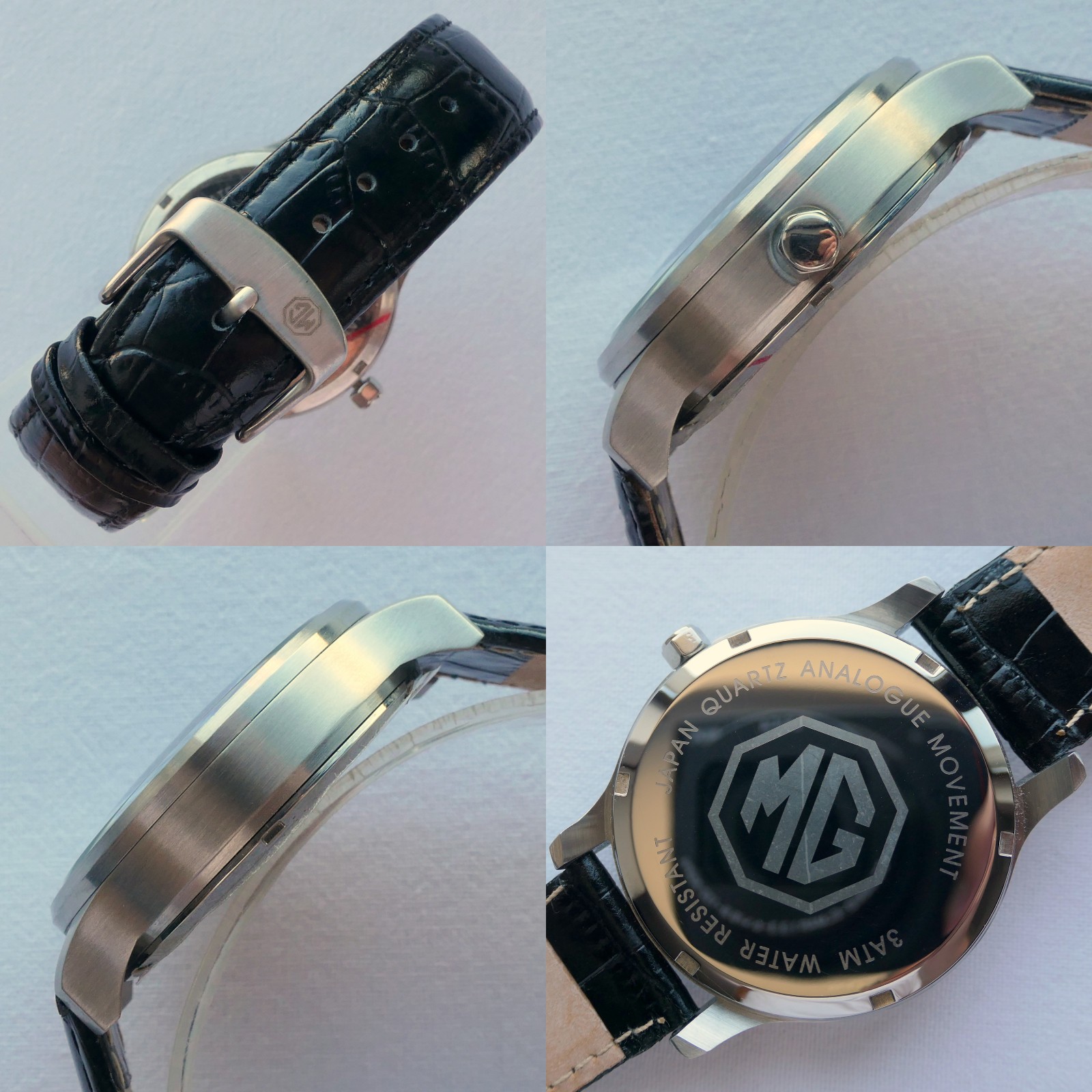 MG Morris Garages BMC MGA MGB Classic Aviator Driver Sport Car Accessory Watch